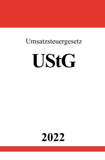 'Cover von Umsatzsteuergesetz UStG 2022'-Cover
