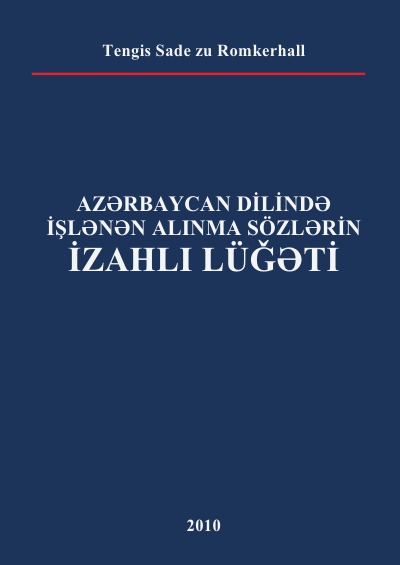 'Aserbaidschanisches Fremdwörterbuch'-Cover