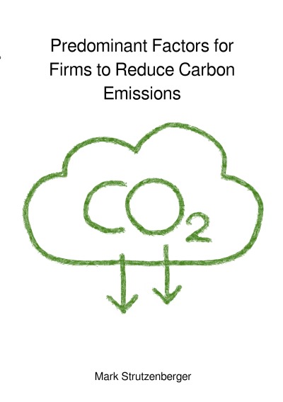'Predominant Factors for Firms to Reduce Carbon Emissions'-Cover