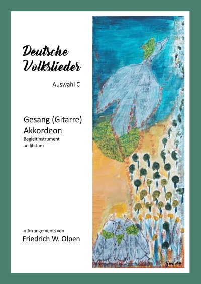 'Deutsche Volkslieder mit Texten für Akkordeon, Gitarre und Zweitinstrument, Heft III'-Cover