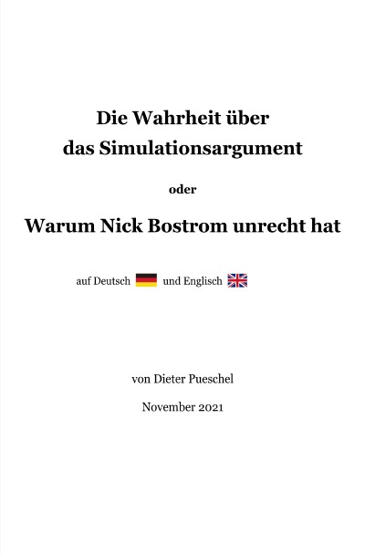 'Cover von Die Wahrheit über das Simulationsargument'-Cover