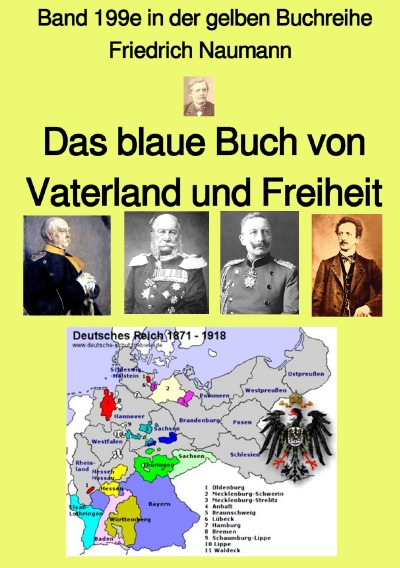 'Cover von Das blaue Buch von Vaterland und Freiheit  –  Band 199e in der gelben Buchreihe – bei Jürgen Ruszkowski'-Cover