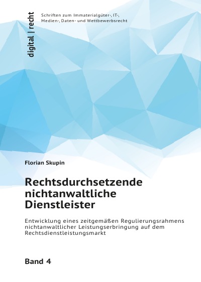'Cover von Rechtsdurchsetzende nichtanwaltliche Dienstleister'-Cover