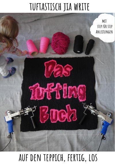 'Cover von Das Tufting Buch in s/w'-Cover