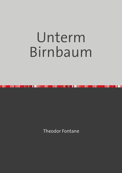 'Unterm Birnbaum'-Cover