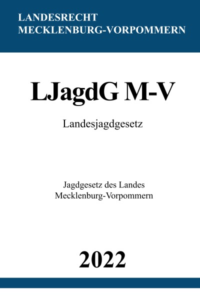 'Landesjagdgesetz LJagdG M-V 2022'-Cover