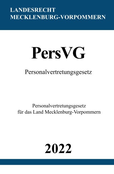 'Personalvertretungsgesetz PersVG M-V 2022'-Cover