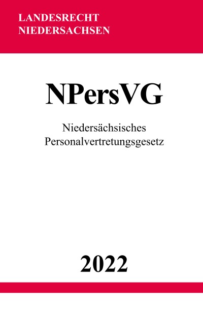 'Niedersächsisches Personalvertretungsgesetz NPersVG 2022'-Cover
