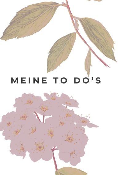 'Cover von Ringbuch To Do Listen Flower'-Cover