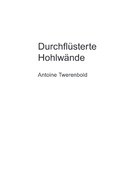 'Cover von Durchflüsterte Hohlwände'-Cover
