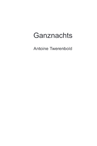 'Ganznachts'-Cover