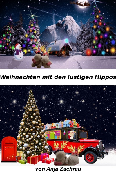 'Weihnachten mit den lustigen Hippos'-Cover