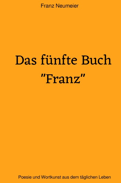 'Das fünfte Buch „Franz“'-Cover