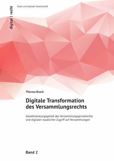 'Digitale Transformation des  Versammlungsrechts'-Cover