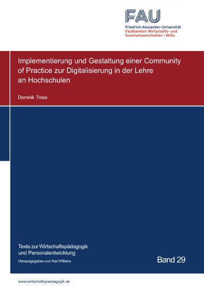 'Implementierung und Gestaltung einer Community of Practice zur Digitalisierung in der Lehre an Hochschulen'-Cover