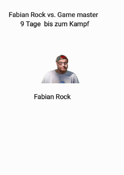 'Fabian Rock vs. Game master  9 Tage  bis zum Kampf'-Cover