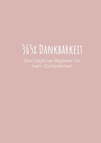 'Cover von 365x Dankbarkeit'-Cover