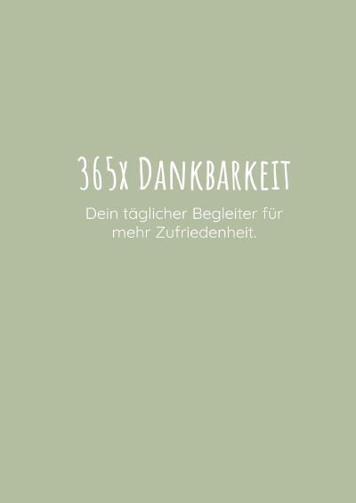 'Cover von 365x Dankbarkeit'-Cover