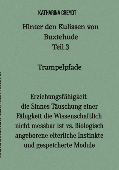 'Cover von Hinter den Kulissen von Buxtehude Teil 3 Trampelpfade'-Cover