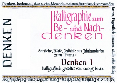 'Cover von Denken 1'-Cover