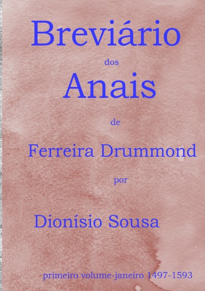 'Breviário dos Anais de Ferreira Drummond'-Cover