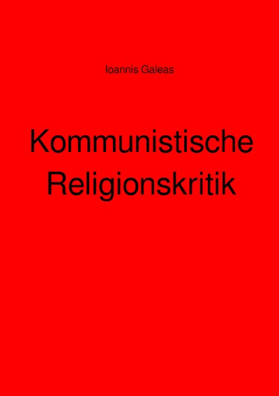 'Cover von Kommunistische Religionskritik'-Cover