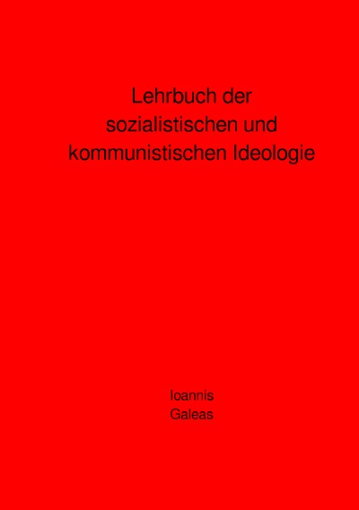 'Cover von Lehrbuch der sozialistischen und kommunistischen Ideologie'-Cover