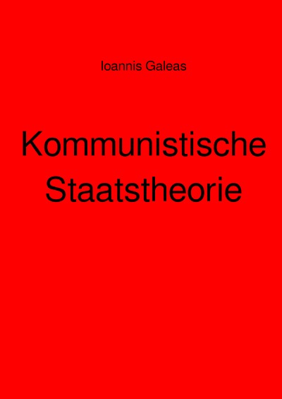 'Kommunistische Staatstheorie'-Cover
