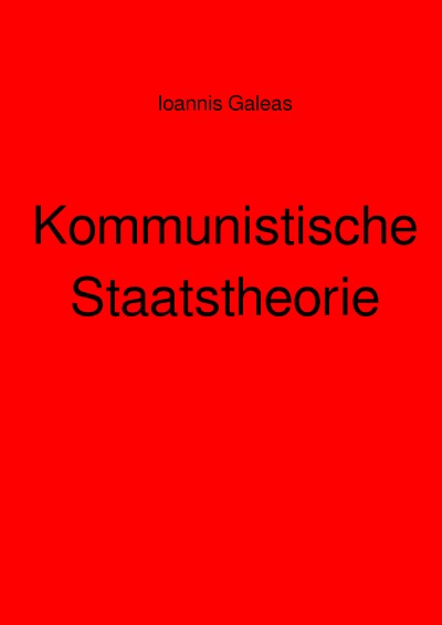 'Cover von Kommunistische Staatstheorie'-Cover
