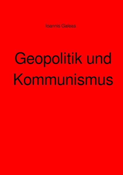 'Geopolitik und Kommunismus'-Cover