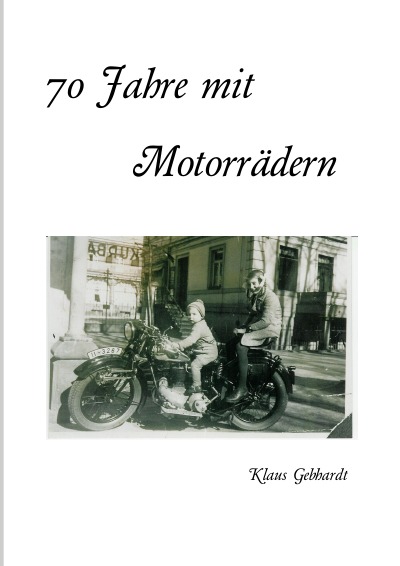 '70 Jahre mit Motorrädern'-Cover