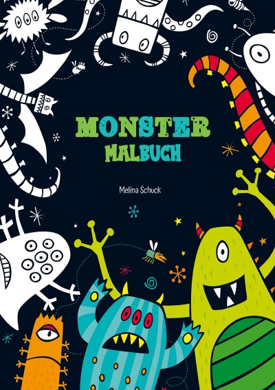 'Cover von Monster Malbuch'-Cover