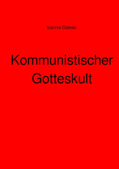 'Cover von Kommunistischer Gotteskult'-Cover
