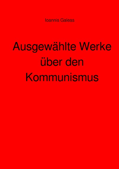 'Cover von Ausgewählte Werke über den Kommunismus'-Cover