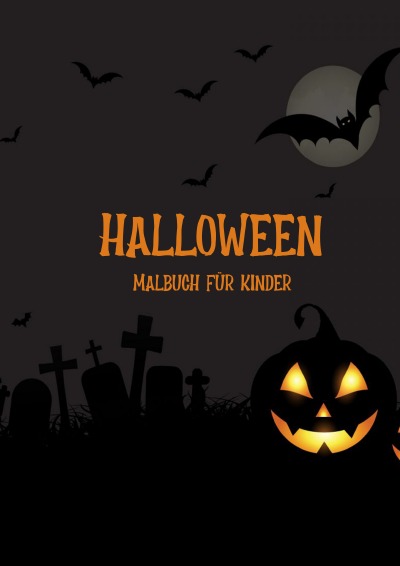 'Halloween Malbuch für Kinder'-Cover