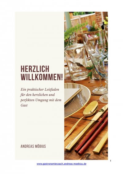 'Gastronomie Coach Herzlich Willkommen!'-Cover