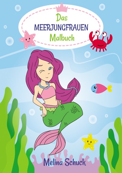'Cover von Das Meerjungfrauen-Malbuch'-Cover