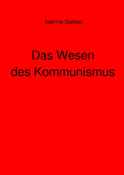 'Cover von Das Wesen des Kommunismus'-Cover
