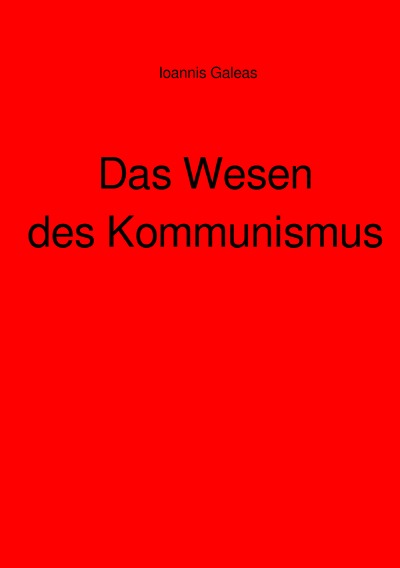 'Cover von Das Wesen des Kommunismus'-Cover