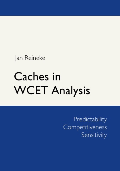 'Cover von Caches in WCET Analysis'-Cover