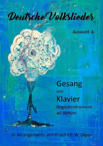 'Cover von Deutsche Volkslieder für Klavier, Auswahl A'-Cover