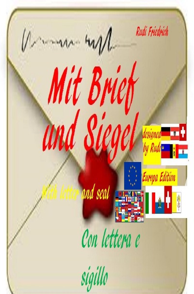 'Mit Brief und Siegel Con lettera e sigillo With letter and seal D I UK'-Cover