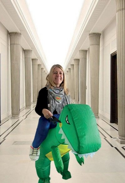 'Mit dem Dino durch´s Schulhaus'-Cover