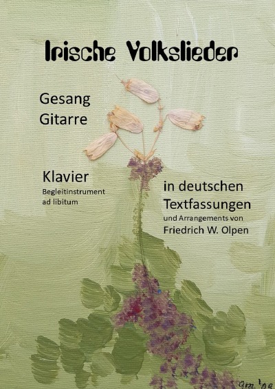 'Irische Volkslieder in deutschen Textfassungen mit Klavier'-Cover