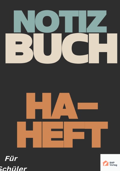 'Cover von Notizbuch und Hausaufgabenheft für Schüler'-Cover