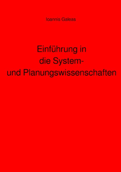 'Einführung in die System- und Planungswissenschaften'-Cover