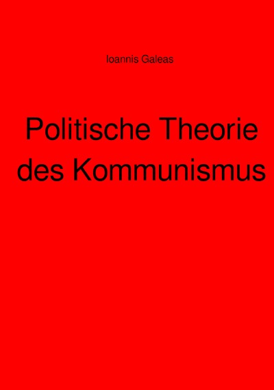 'Politische Theorie des Kommunismus'-Cover