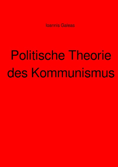 'Cover von Politische Theorie des Kommunismus'-Cover