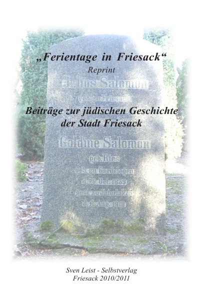 'Ferientage in Friesack'-Cover