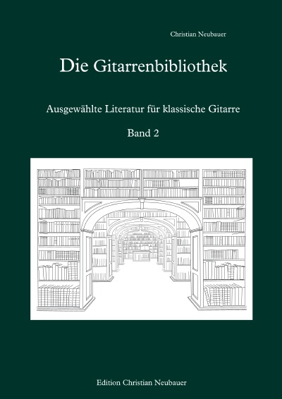 'Die Gitarrenbibliothek – Ausgewählte Literatur für klassische Gitarre, Band 2'-Cover